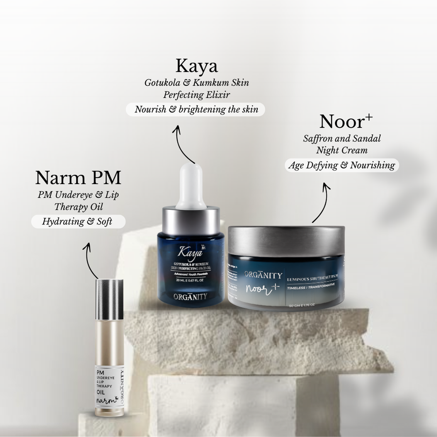 Sleep & Transform Ritual—The Complete Ayurvedic Night Skincare Set