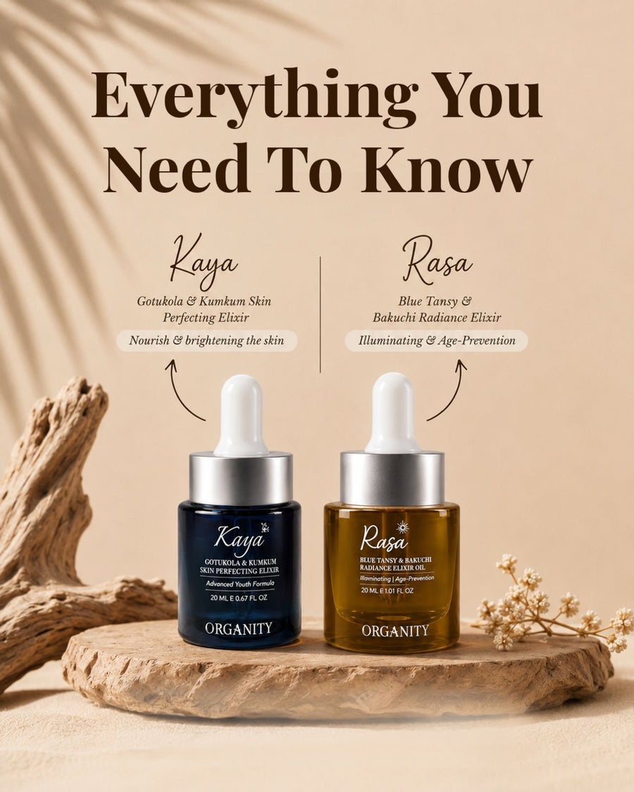 AM-PM High Performance Facial Serum Oils — Rasa + Kaya Complete Ritual