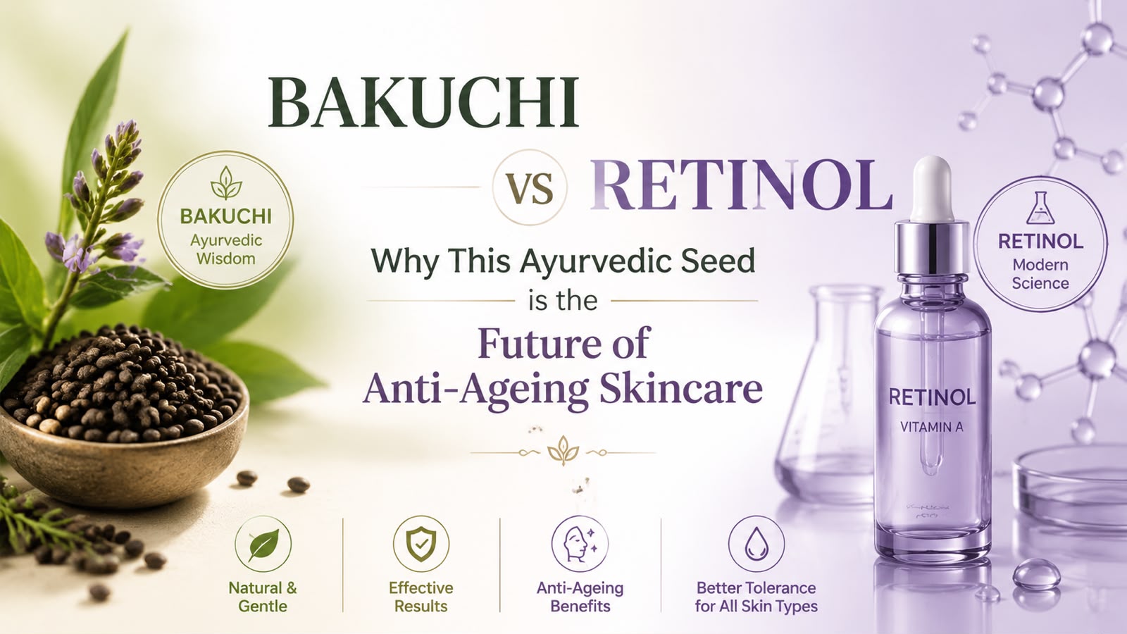Bakuchi vs Retinol: Why This Ayurvedic Seed is the Future of Anti-Ageing Skincare