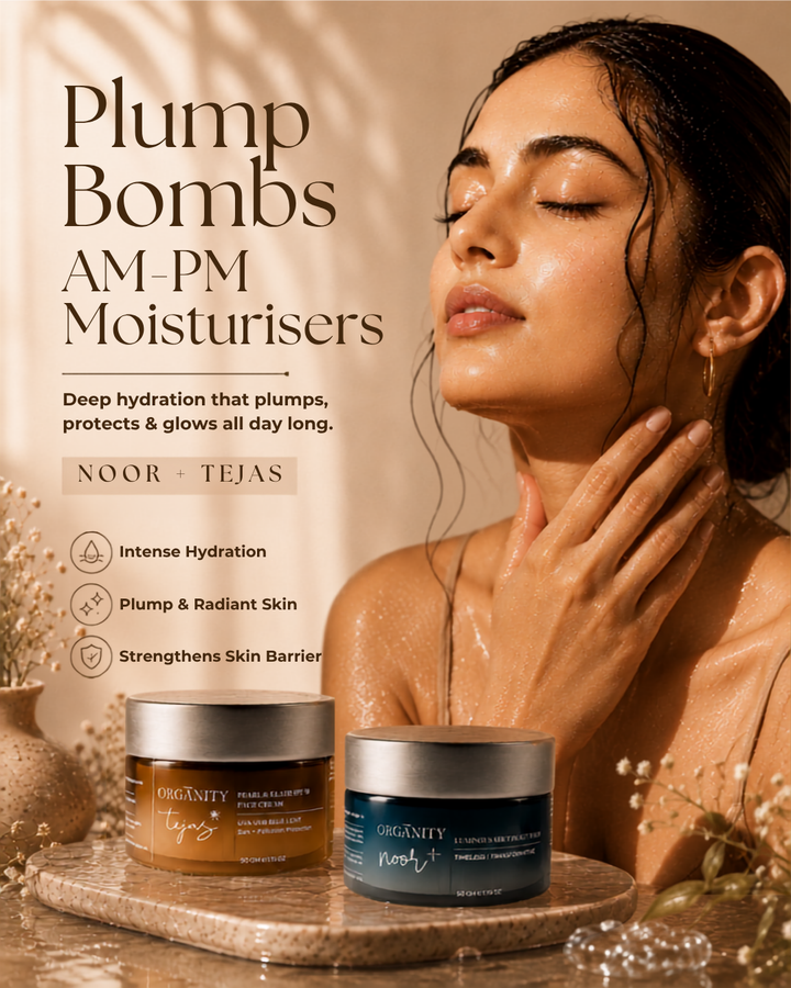 Plump Bombs AM-PM Ritual Box — Tejas Day SPF &amp; Noor+ Night Cream