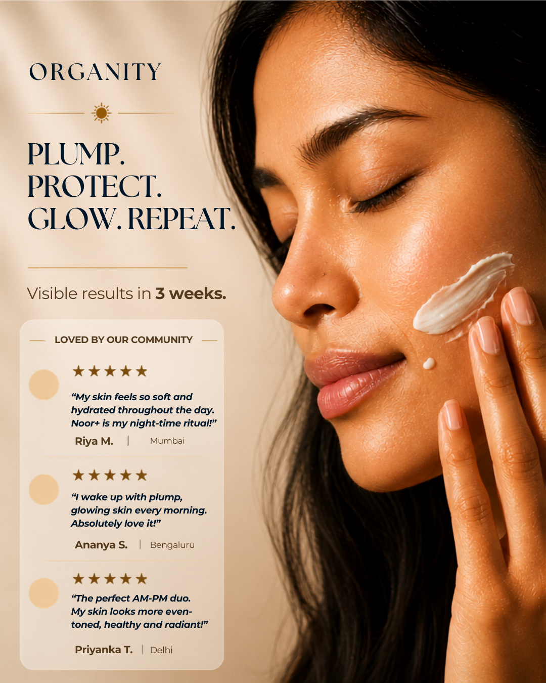 Plump Bombs AM-PM Ritual Box — Tejas Day SPF &amp; Noor+ Night Cream
