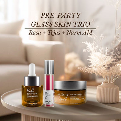 Pre-Party Glass Skin Trio (No Makeup Needed)