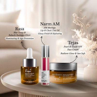 Pre-Party Glass Skin Trio (No Makeup Needed)