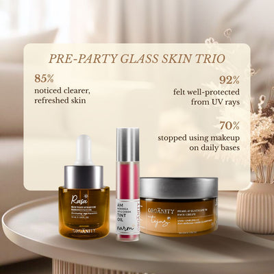 Pre-Party Glass Skin Trio (No Makeup Needed)
