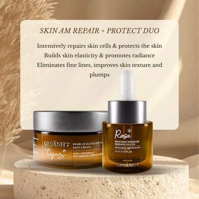 Skin AM Repair + Protect Duo