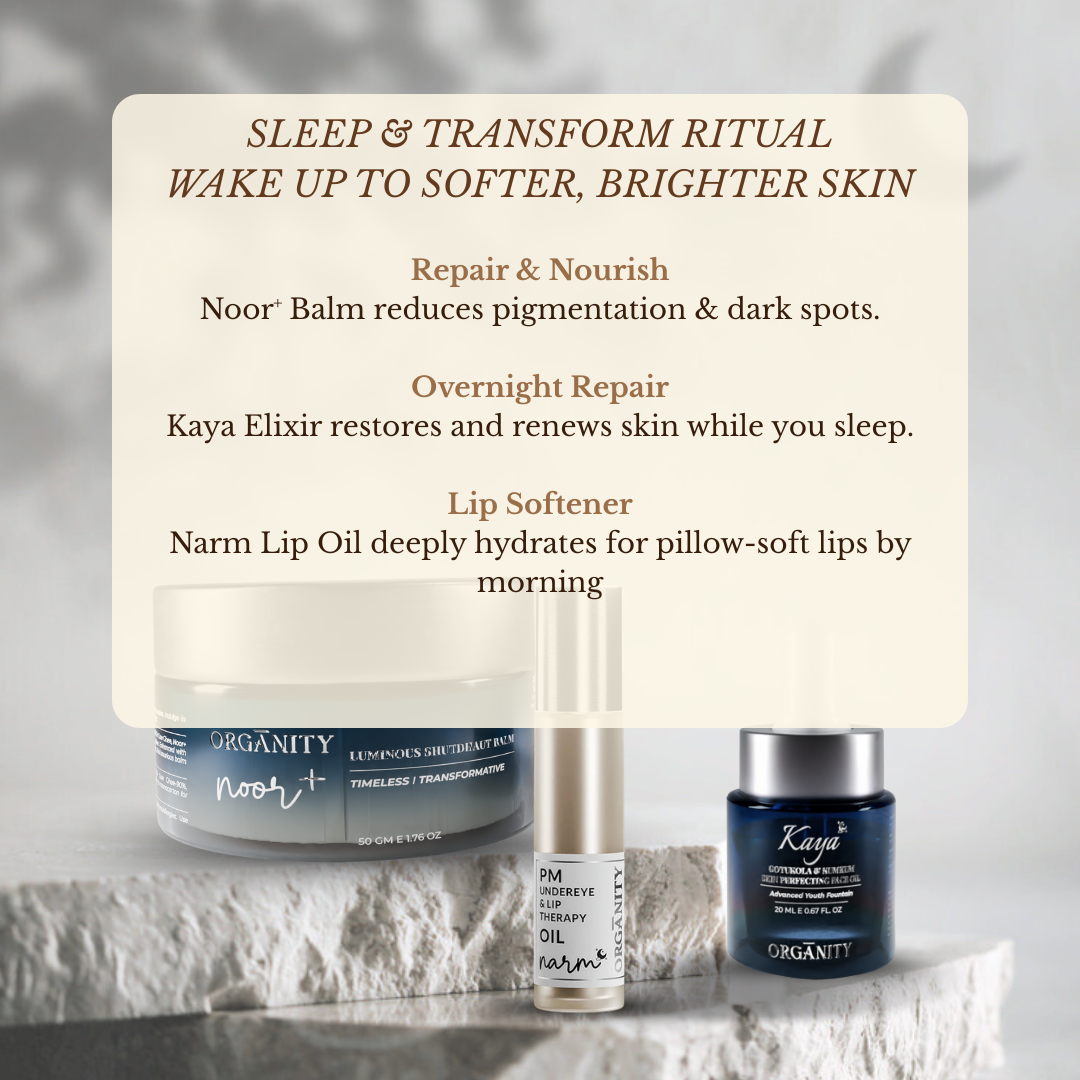 Sleep & Transform Ritual—The Complete Ayurvedic Night Skincare Set