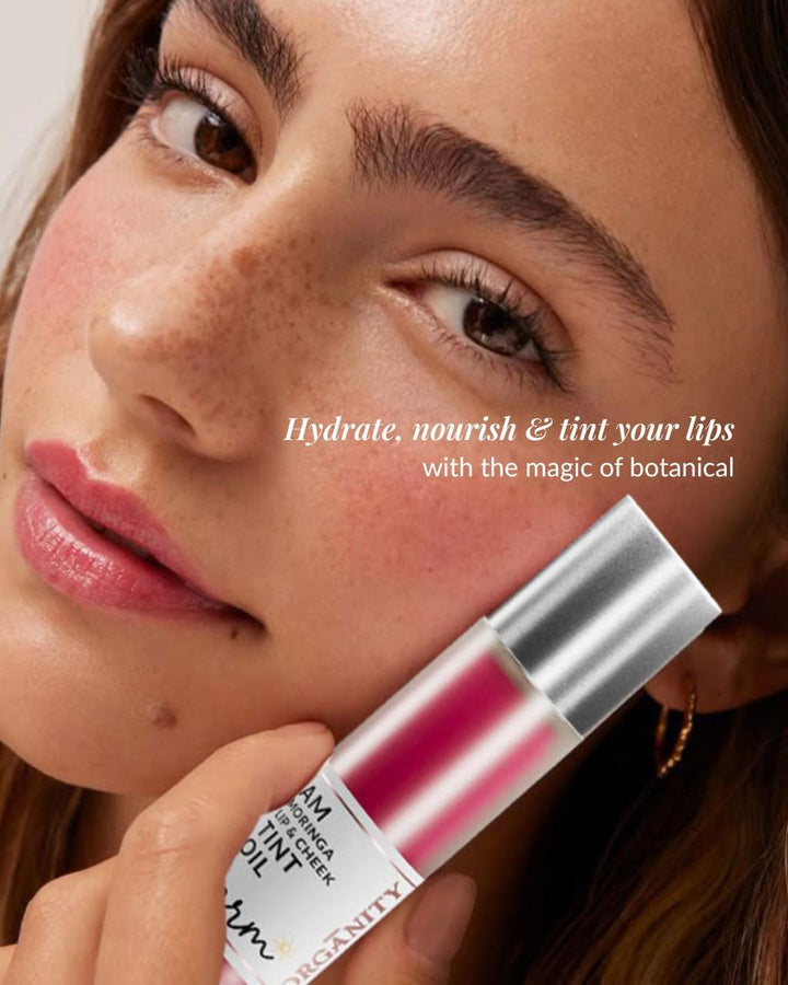 AM Moringa Lip &amp; Cheek Tint Oil Duo