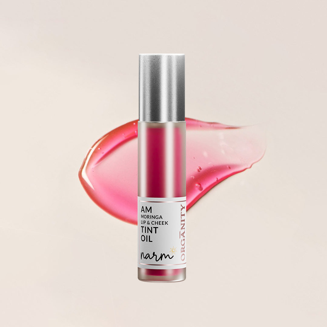 AM Moringa Lip & Cheek Tint Oil Duo