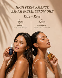 AM-PM High Performance Facial Serum Oils — Rasa + Kaya Complete Ritual