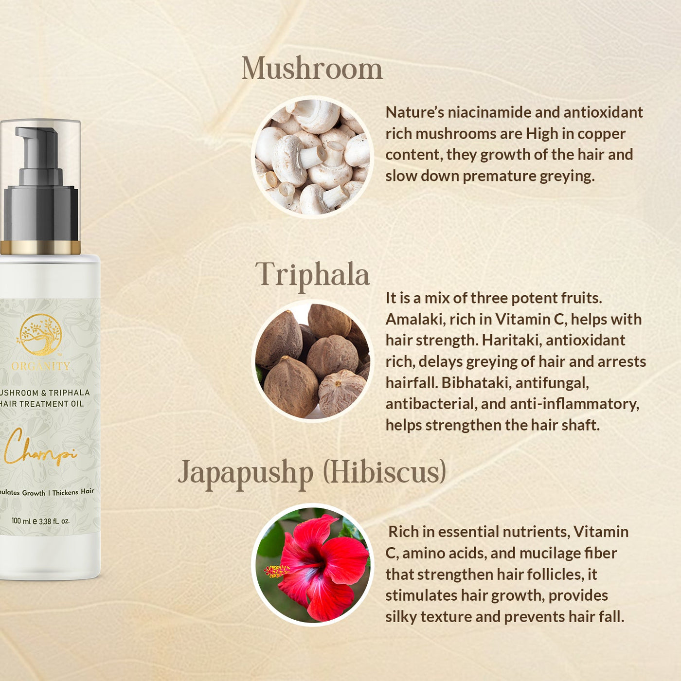 Champi - Mushroom & Triphala Hair Treatment Oil