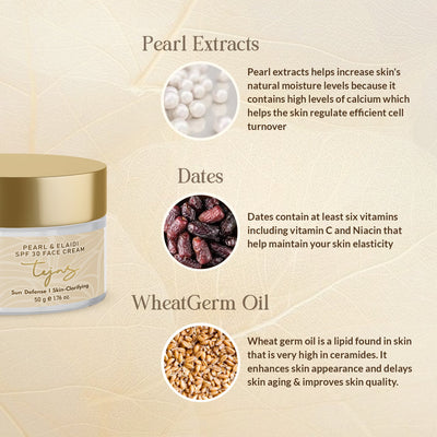 Tejas - Pearl & Elaidi SPF Face Cream